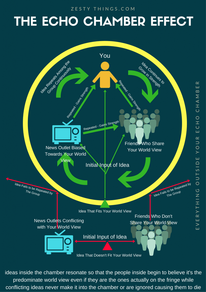 Infographic: The Echo Chamber Effect - Zesty Things