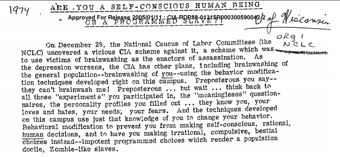 CIA Document