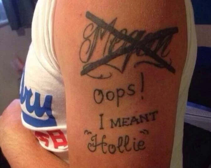 Tattoo fails