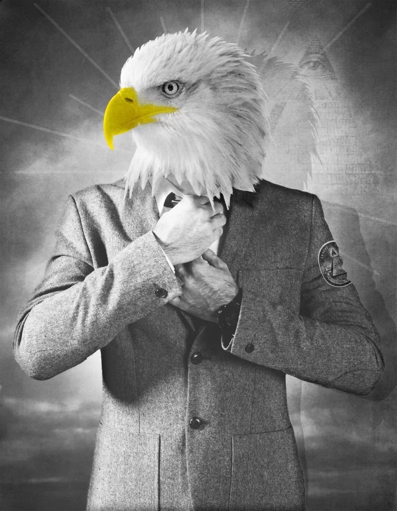 Illuminati Leader Eagle Head