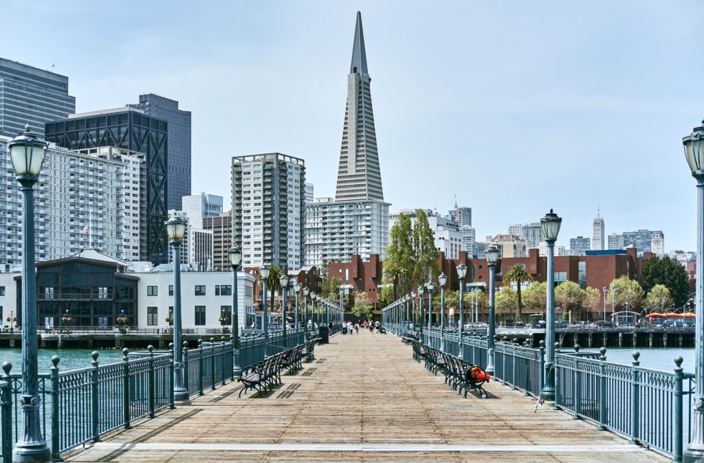 Pier 7 in San Francisco, California, USA