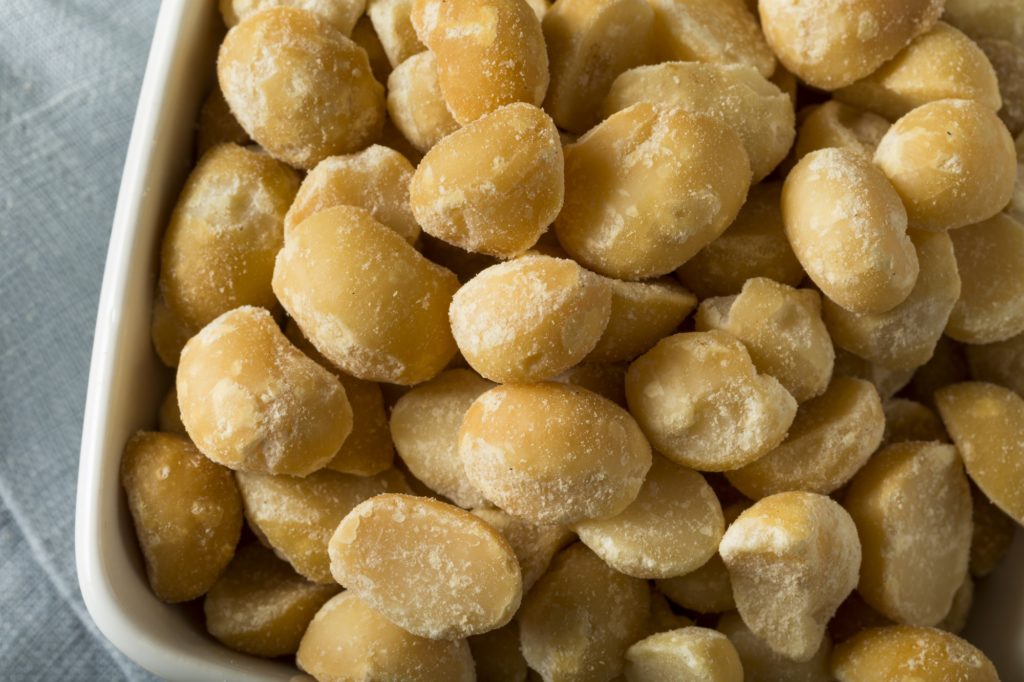 Roasted Macadamia Nuts with Sea Salt