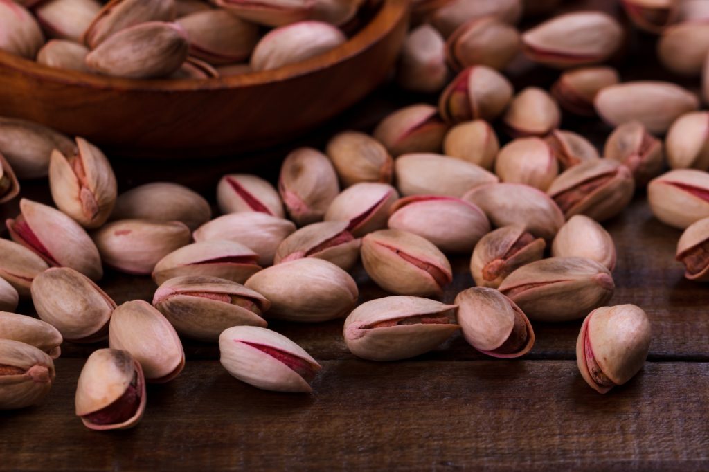 Shelled pistachio nuts